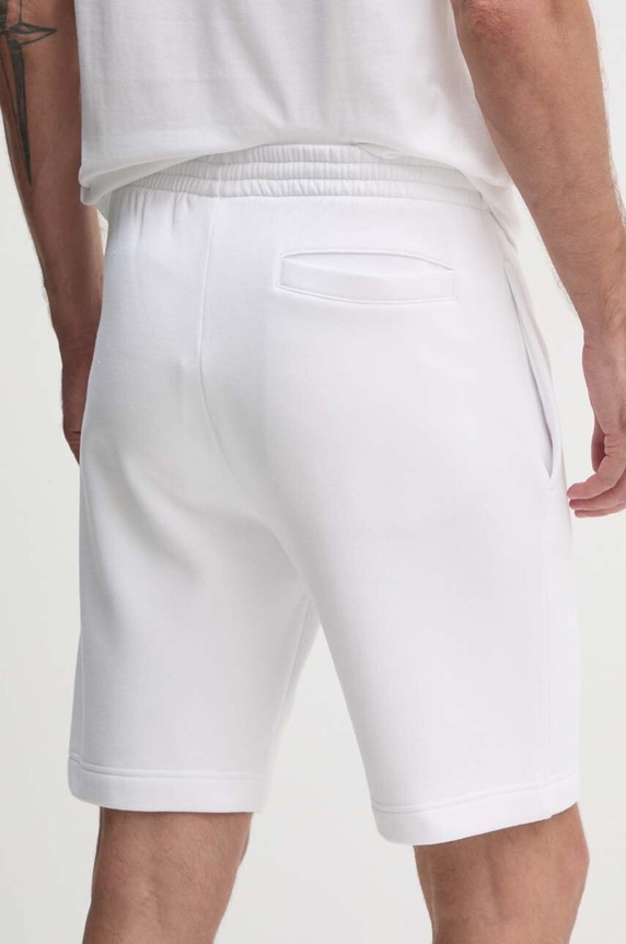 Odzież Lacoste szorty dresowe męskie z bawełną GH9627 biały