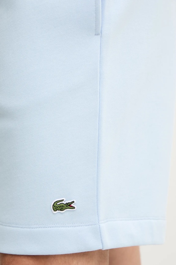 Lacoste Sweat shorts cotton men's blue GH9627