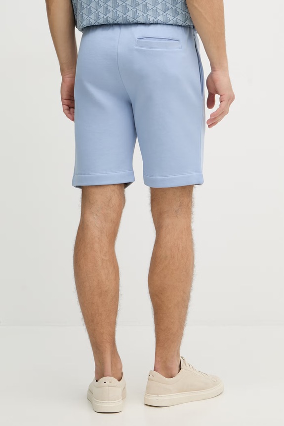 Odzież Lacoste szorty dresowe męskie z bawełną GH9627 niebieski