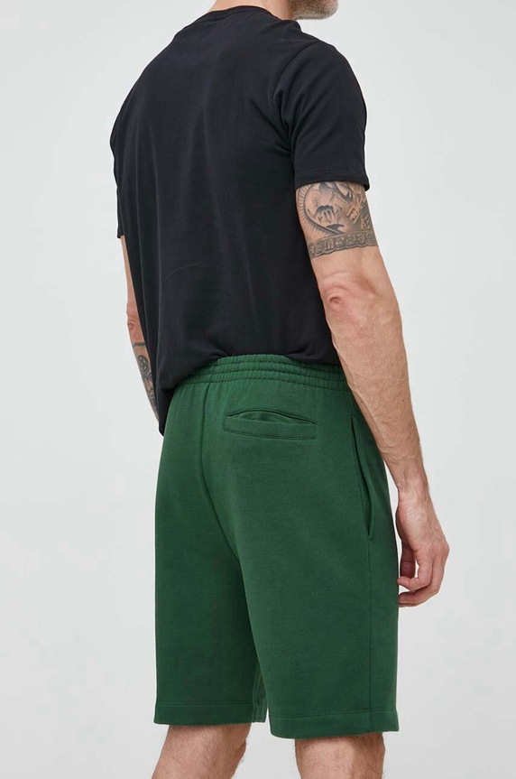 Îmbrăcăminte Lacoste pantaloni scurți de trening cu bumbac pentru bărbați GH9627 verde