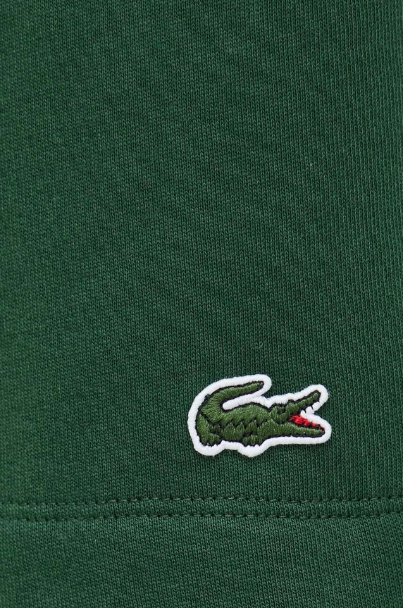 Lacoste pantaloni scurți de trening cu bumbac pentru bărbați verde GH9627