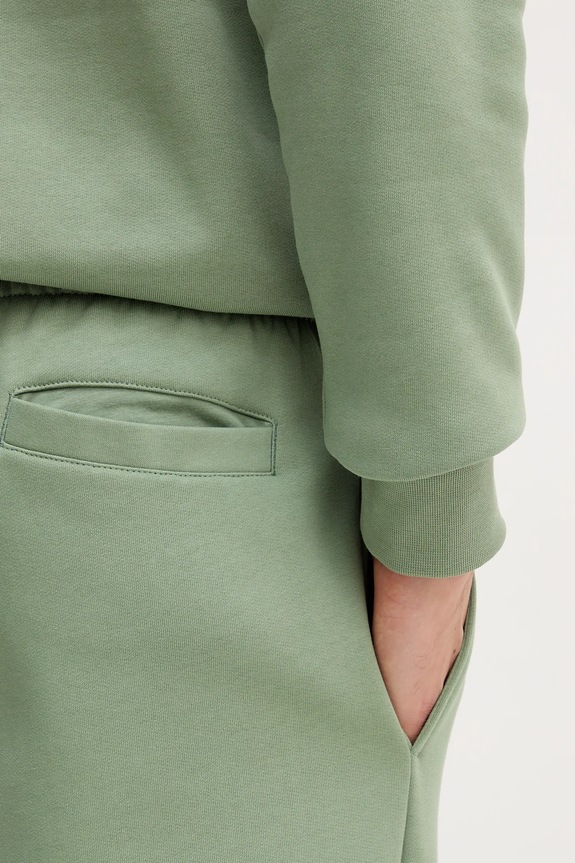 Lacoste pantaloni scurți de trening cu bumbac pentru bărbați verde GH9627