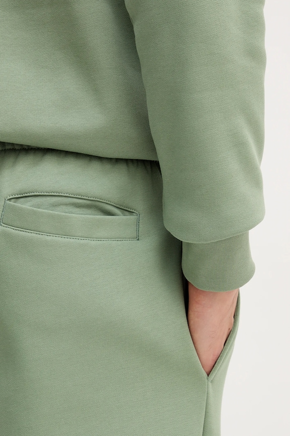 Lacoste pantaloni scurți de trening cu bumbac pentru bărbați verde GH9627