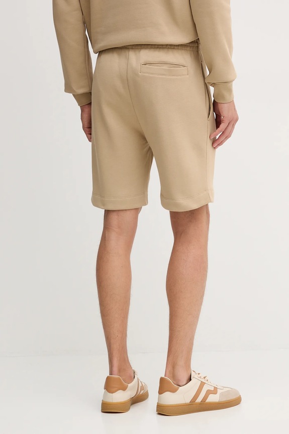 Îmbrăcăminte Lacoste pantaloni scurți de trening cu bumbac pentru bărbați GH9627 bej