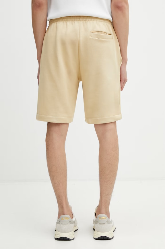 Îmbrăcăminte Lacoste pantaloni scurți de trening cu bumbac pentru bărbați GH9627 bej