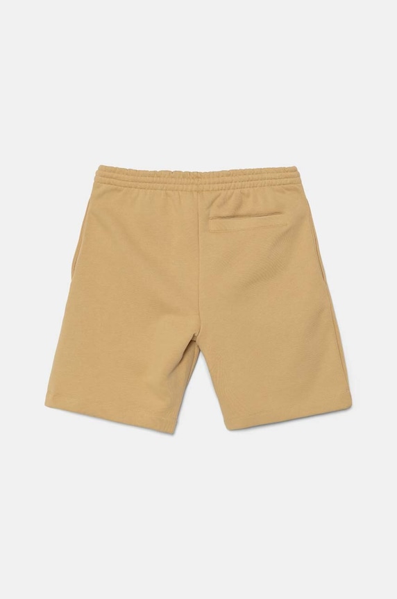 Lacoste szorty dresowe męskie z bawełną GH9627 beżowy SS26