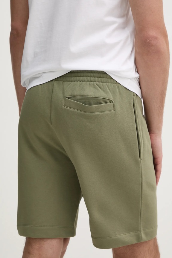 Odzież Lacoste szorty dresowe męskie z bawełną GH9627 zielony