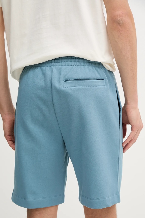 Îmbrăcăminte Lacoste pantaloni scurți de trening cu bumbac pentru bărbați GH9627 albastru