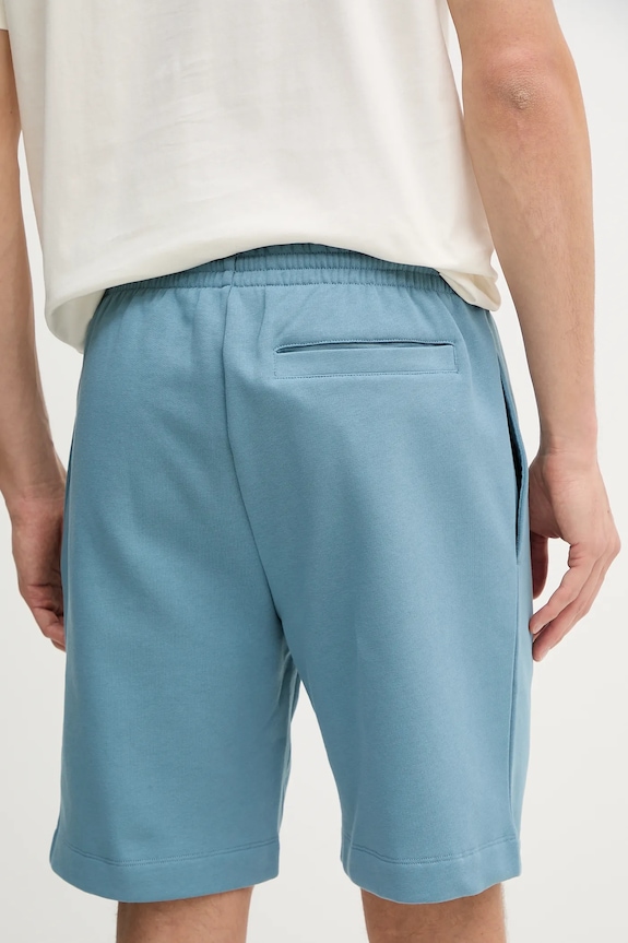 Îmbrăcăminte Lacoste pantaloni scurți de trening cu bumbac pentru bărbați GH9627 albastru