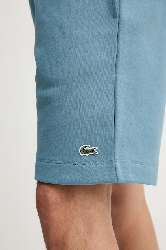 Lacoste pantaloni scurți de trening cu bumbac pentru bărbați albastru GH9627