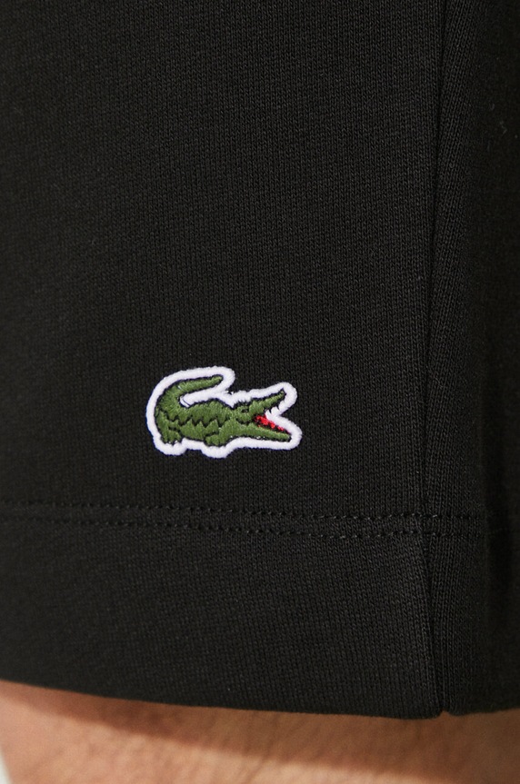 Lacoste pantaloni scurți de trening cu bumbac pentru bărbați GH9627 negru