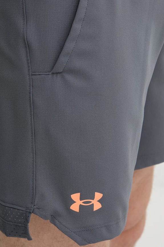 Under Armour sportske kratke hlače za muškarce Vanish Woven siva 1373718