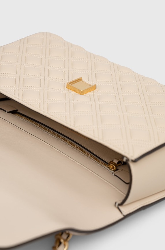 Tory Burch torebka skórzana Fleming 76997.122 beżowy