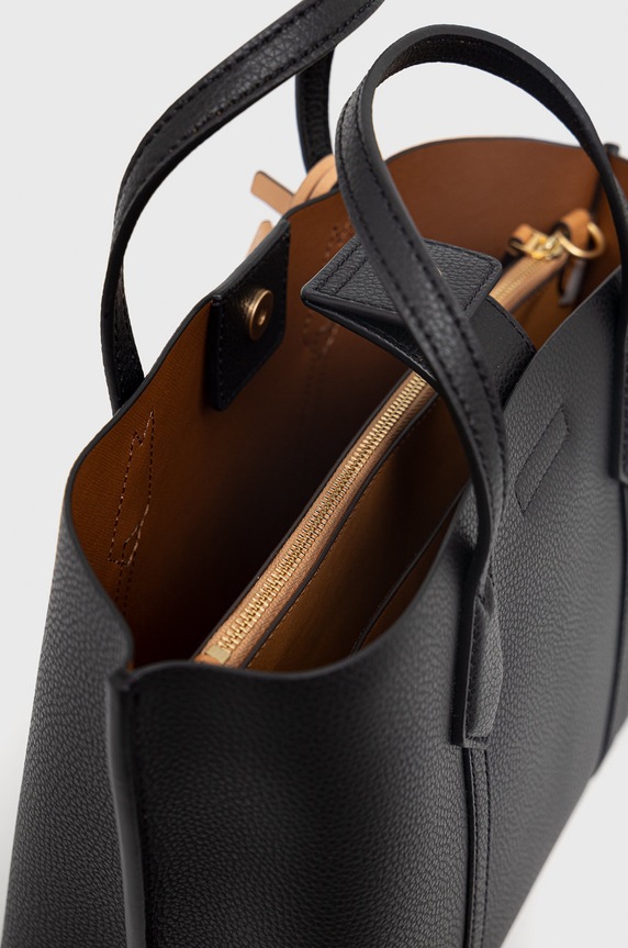 Tory Burch torebka skórzana Perry Triple-Compartment 81928.001 czarny