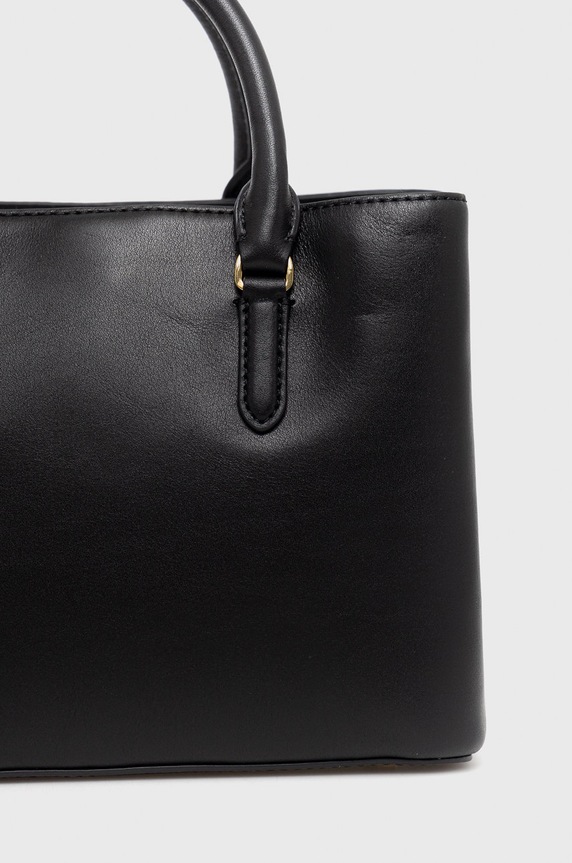 Accesorii Lauren Ralph poșetă de piele 431876725004 negru