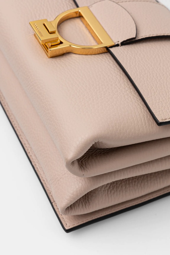 Coccinelle bőr táska bézs E1.MD5.12.07.01