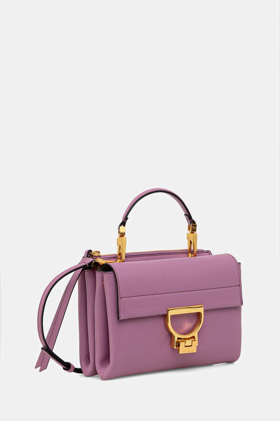 Coccinelle poșetă de piele E1.MD5.55.B7.01 violet AW25