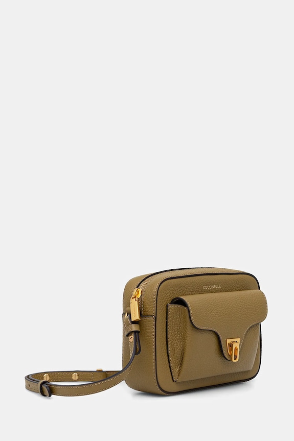Coccinelle poșetă de piele E1.MF6.55.04.01 aur AW25
