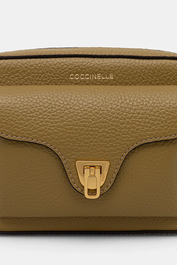 Coccinelle poșetă de piele aur E1.MF6.55.04.01