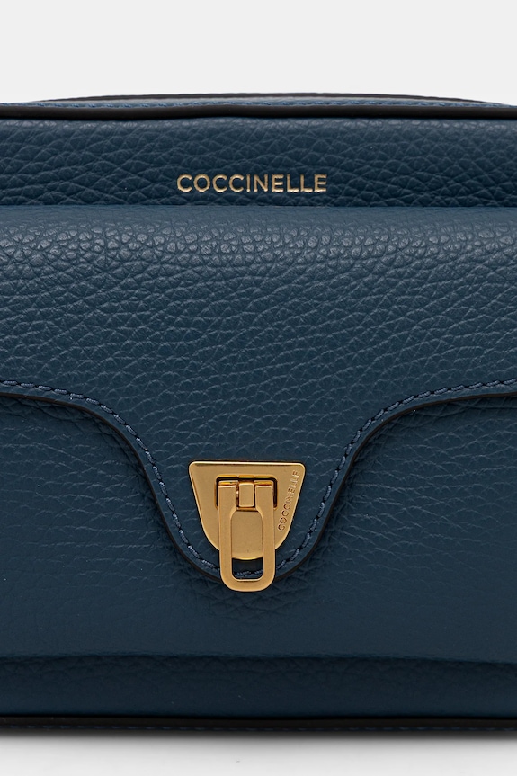 Δερμάτινη τσάντα Coccinelle μπλε E1.MF6.55.04.01