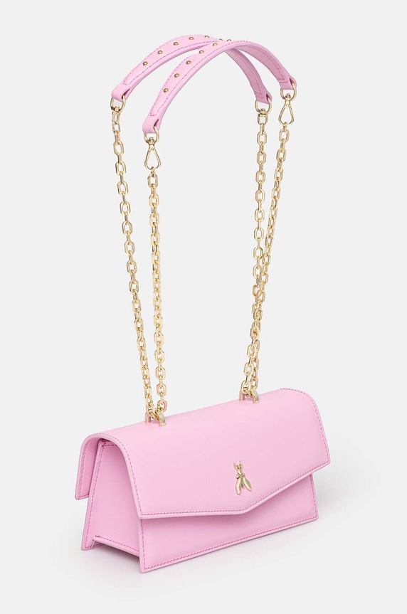 Patrizia Pepe borsa a mano in pelle 2B0032.L061 rosa AA00