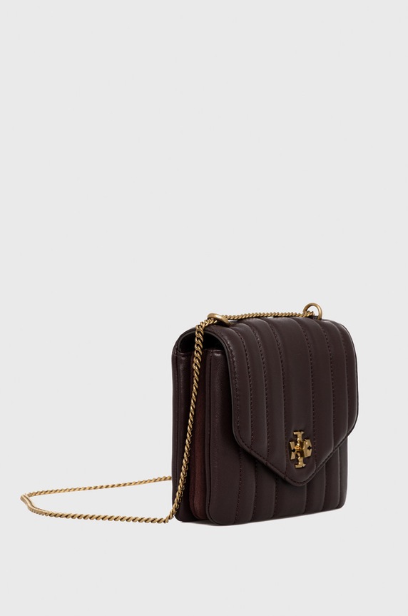 Tory Burch torebka skórzana Kira 137139.616 brązowy AA00