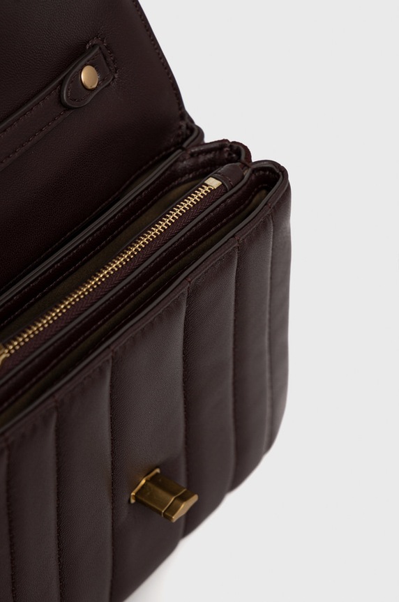 Tory Burch torebka skórzana Kira 137139.616 brązowy
