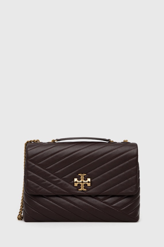 Tory Burch torebka skórzana skóra licowa brązowy 90446.616