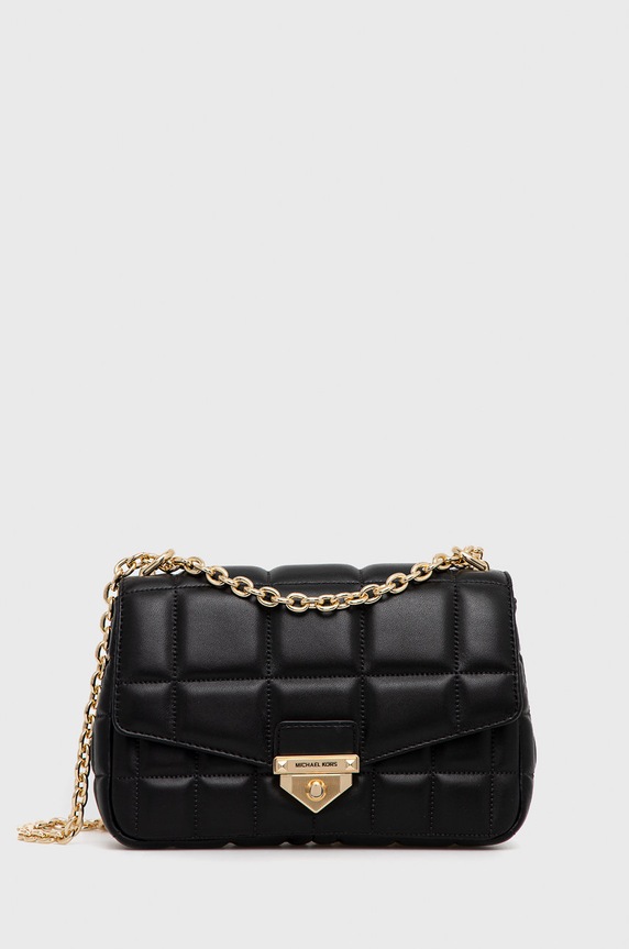 MICHAEL Michael Kors torebka skórzana skóra licowa czarny 30F0G1SL3L