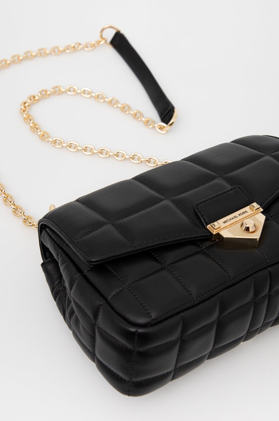 MICHAEL Michael Kors torebka skórzana 30F0G1SL3L czarny SS26