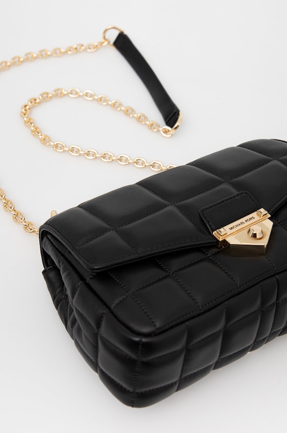 MICHAEL Michael Kors torebka skórzana 30F0G1SL3L czarny SS26