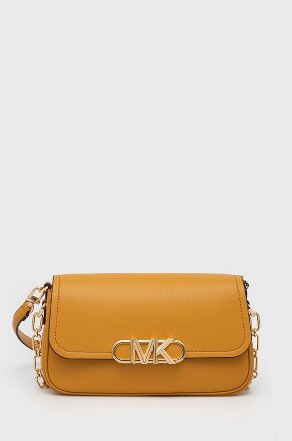 Kožená kabelka MICHAEL Michael Kors usňová koža žltá 30F2G7PC2L