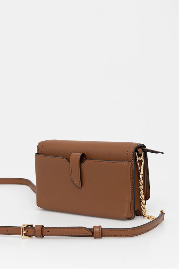Accesorii MICHAEL Michael Kors poseta de piele 32F2G7HC1L maro
