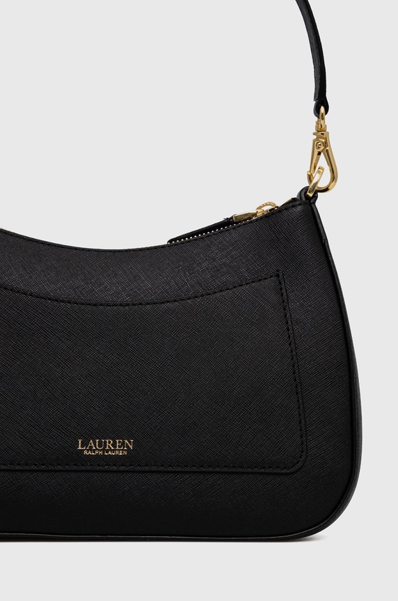 Doplňky Kožená kabelka Lauren Ralph Lauren 431883768008 černá