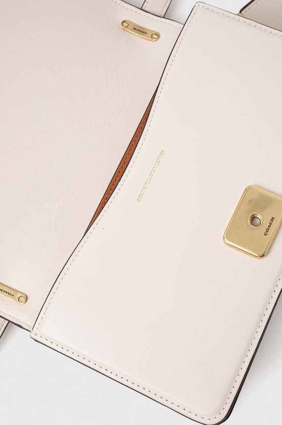 Usnjena torbica Coach CC416