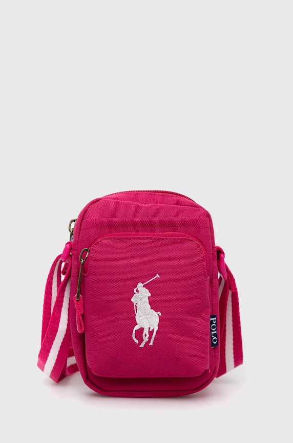 Polo Ralph Lauren saszetka dziecięca tekstylny różowy 9AR011