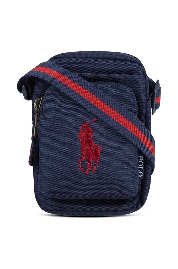 Polo Ralph Lauren poshette bambini 9AR011 blu navy AW22