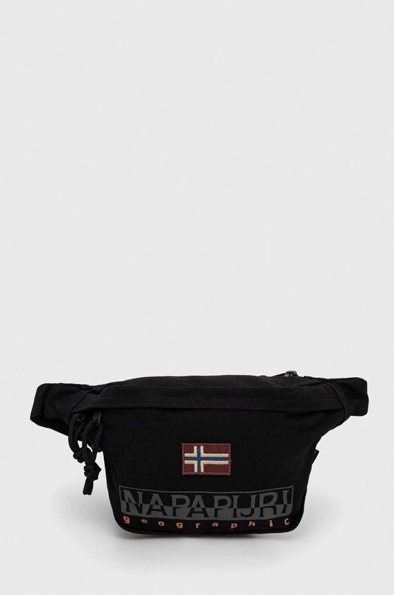 Τσάντα φάκελος Napapijri Hering υφασμάτινο μαύρο NP0A4GGP0411