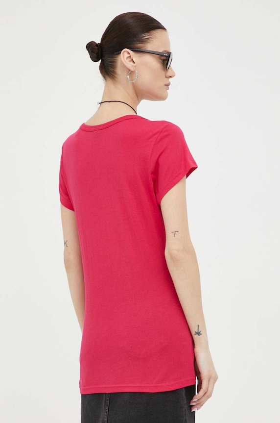 G-Star t-shirt bawełniany D21314.4107 różowy AA00
