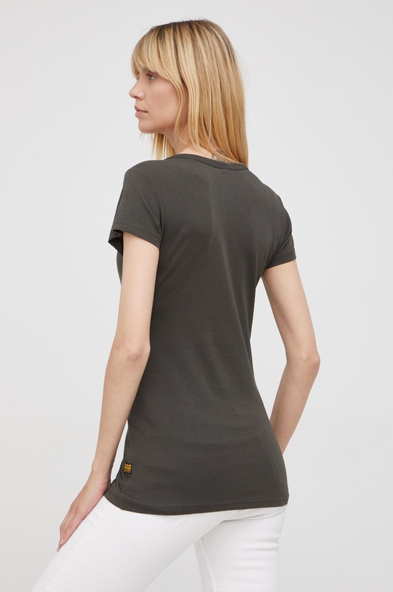 Îmbrăcăminte G-Star tricou din bumbac D21314.4107 verde