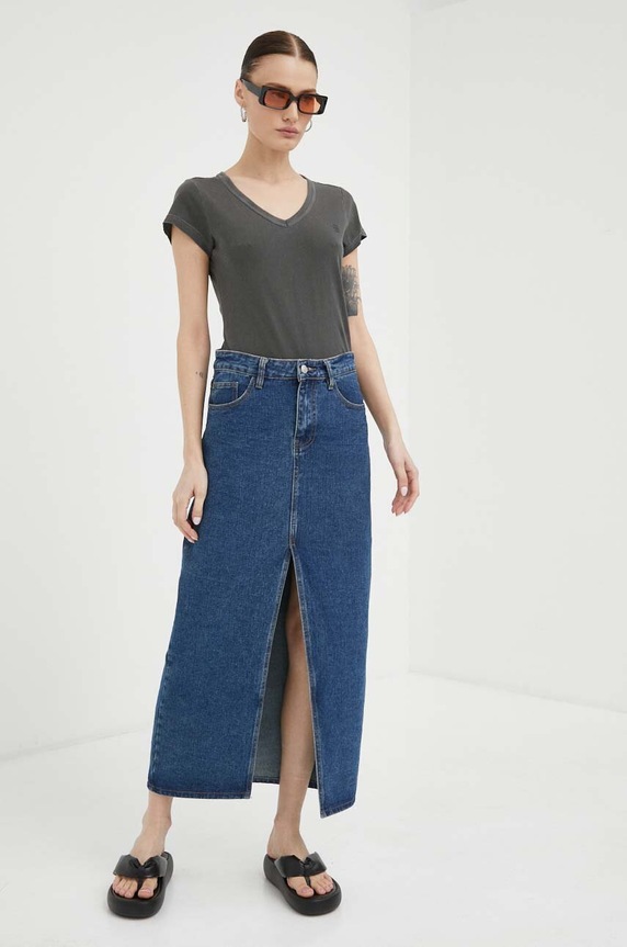 G-Star t-shirt bawełniany D21314.B059 szary AA00