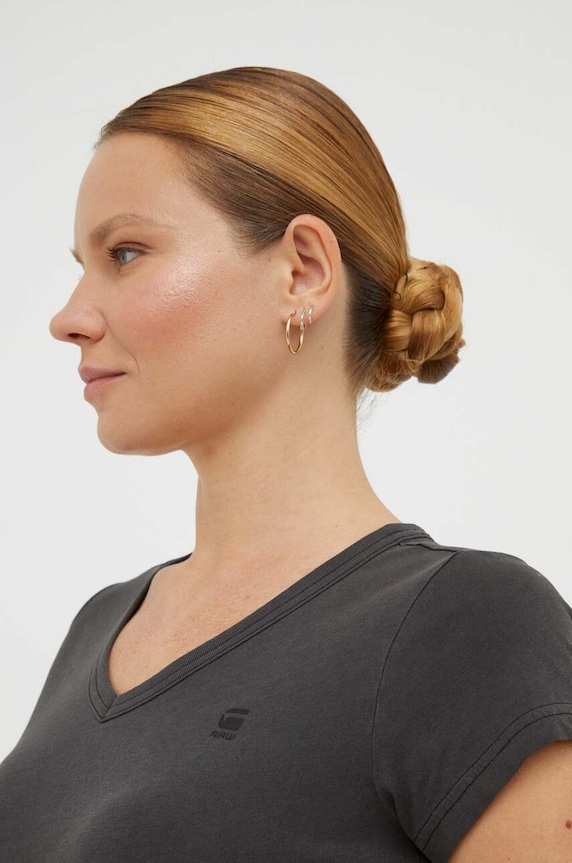 Odjeća Pamučna majica G-Star D21314.B059 siva