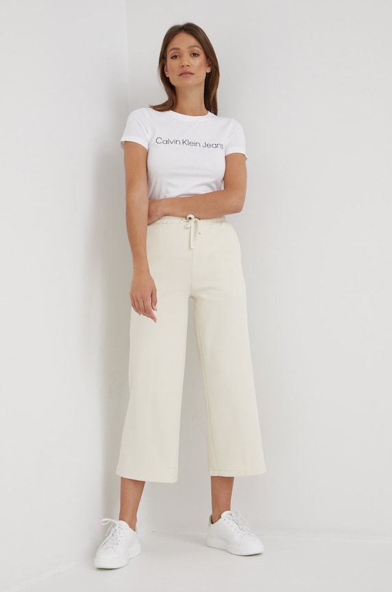 Ruházat Calvin Klein Jeans pamut póló (2 db) J20J220161.9BYY fehér