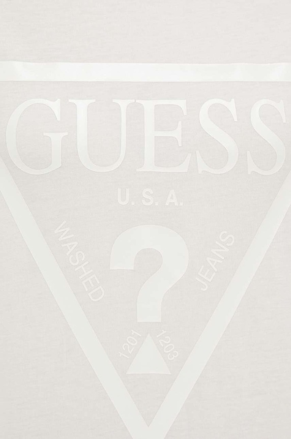 Guess t-shirt bawełniany ADELE V2YI07.K8HM0 beżowy
