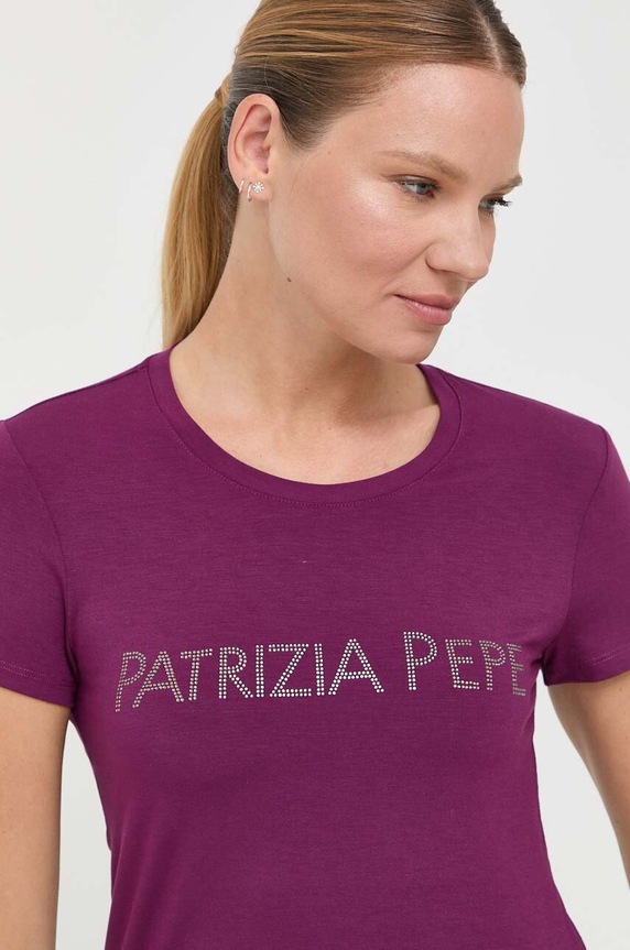 Patrizia Pepe tricou violet CM1419.J013