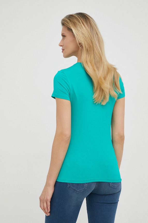 Odzież Patrizia Pepe t-shirt CM1419.J013 zielony
