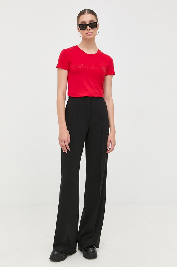 Patrizia Pepe t-shirt CM1419.J013 czerwony AA00