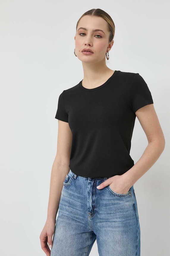Ρούχα Μπλουζάκι Patrizia Pepe CM1419.J013 μαύρο