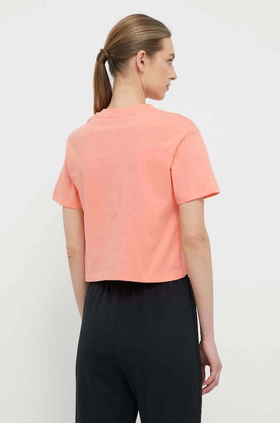 Odzież Guess t-shirt bawełniany ADELE V2YI06.K8HM0 różowy