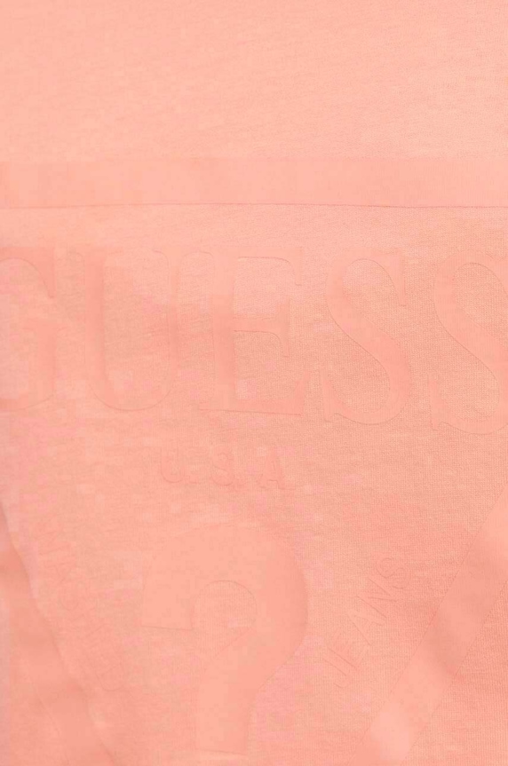 Guess t-shirt bawełniany ADELE różowy V2YI06.K8HM0